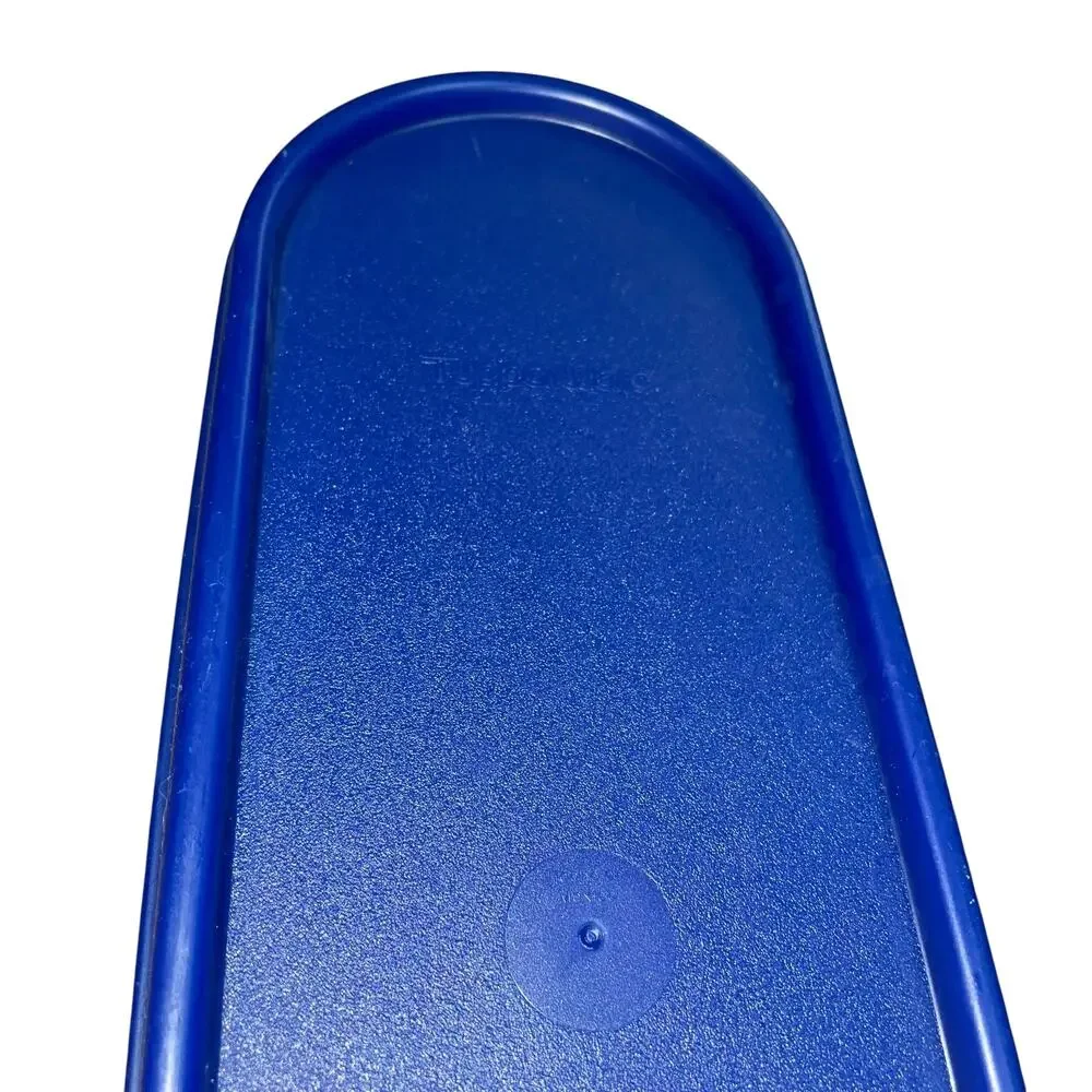 Tupperware 2402A Modular Mates Super Oval Replacement Seal Lid Navy Blue USA